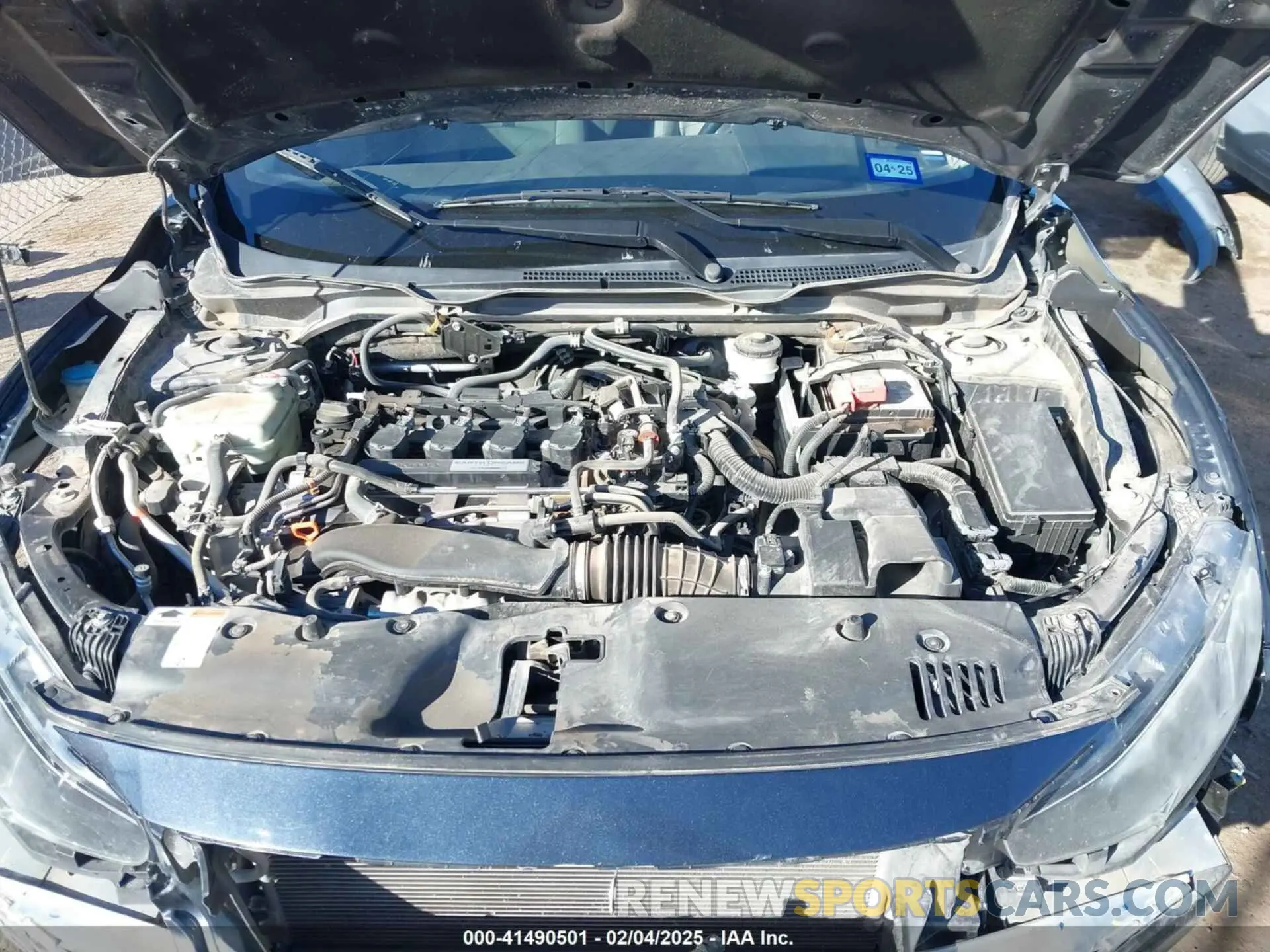 10 fotografías del automóvil dañado 19XFC1F38LE002275 HONDA CIVIC 2020