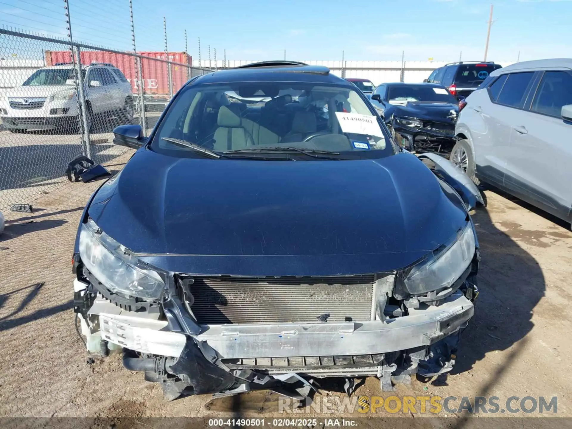 12 fotografías del automóvil dañado 19XFC1F38LE002275 HONDA CIVIC 2020