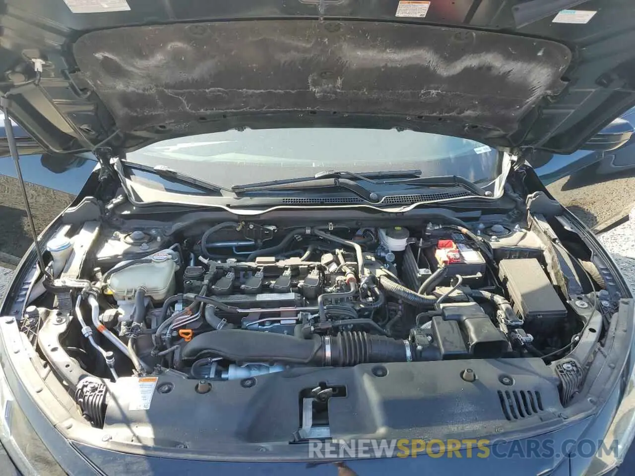 11 fotografías del automóvil dañado 19XFC1F38LE010229 HONDA CIVIC 2020