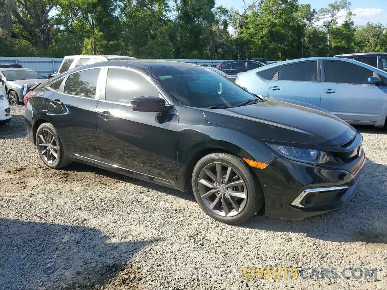 4 fotografías del automóvil dañado 19XFC1F38LE010229 HONDA CIVIC 2020