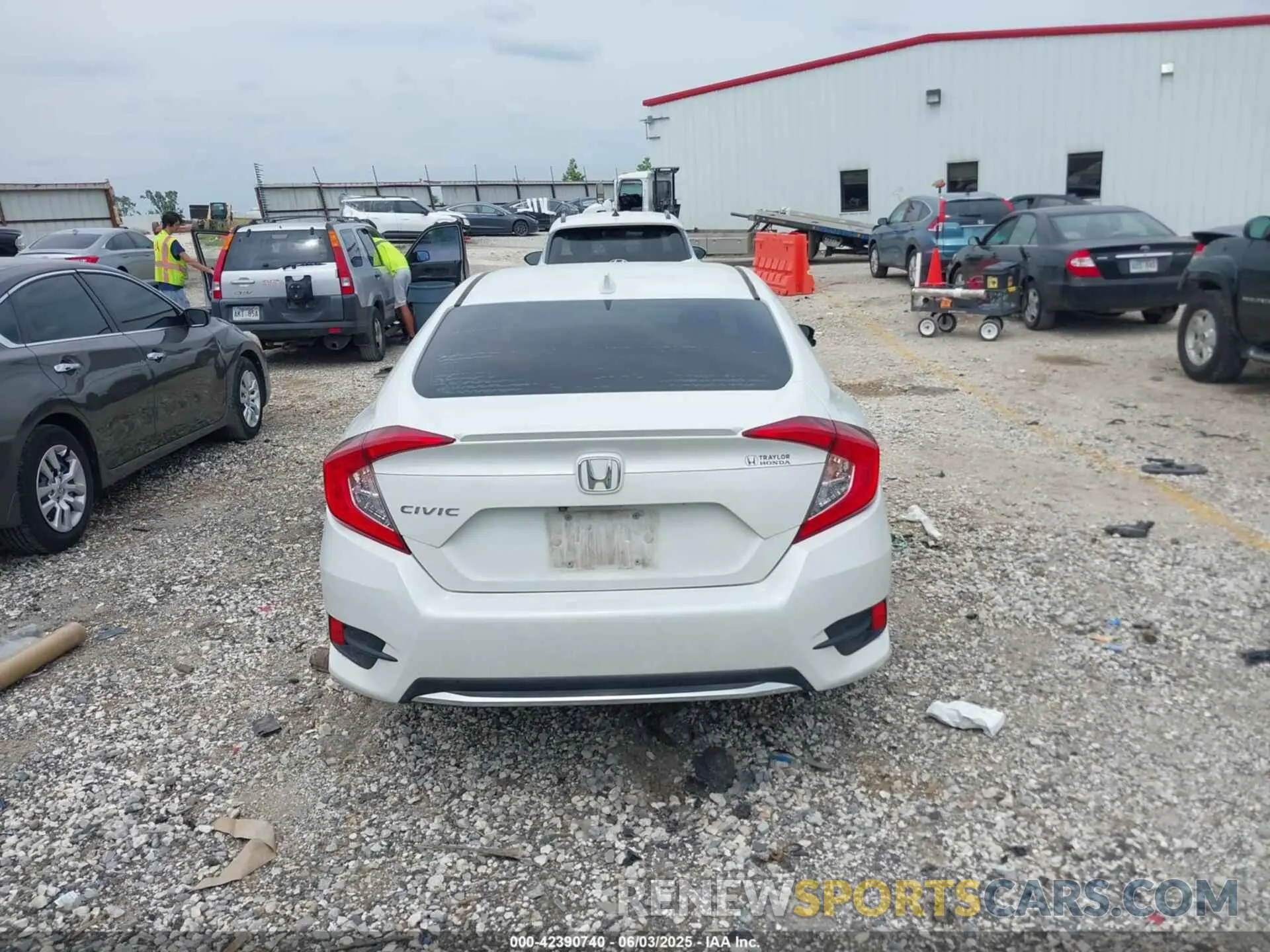 16 fotografías del automóvil dañado 19XFC1F38LE014989 HONDA CIVIC 2020