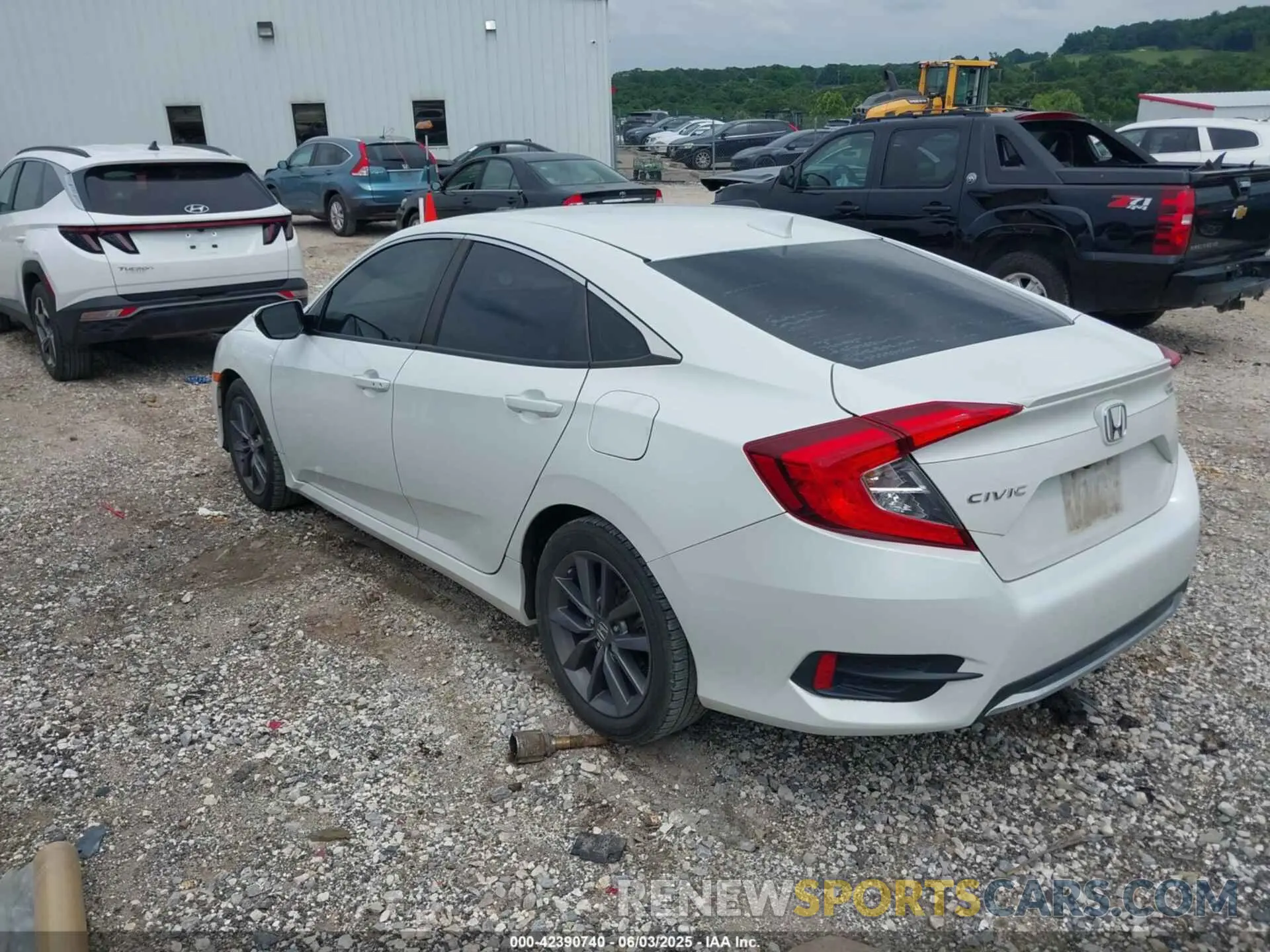 3 fotografías del automóvil dañado 19XFC1F38LE014989 HONDA CIVIC 2020