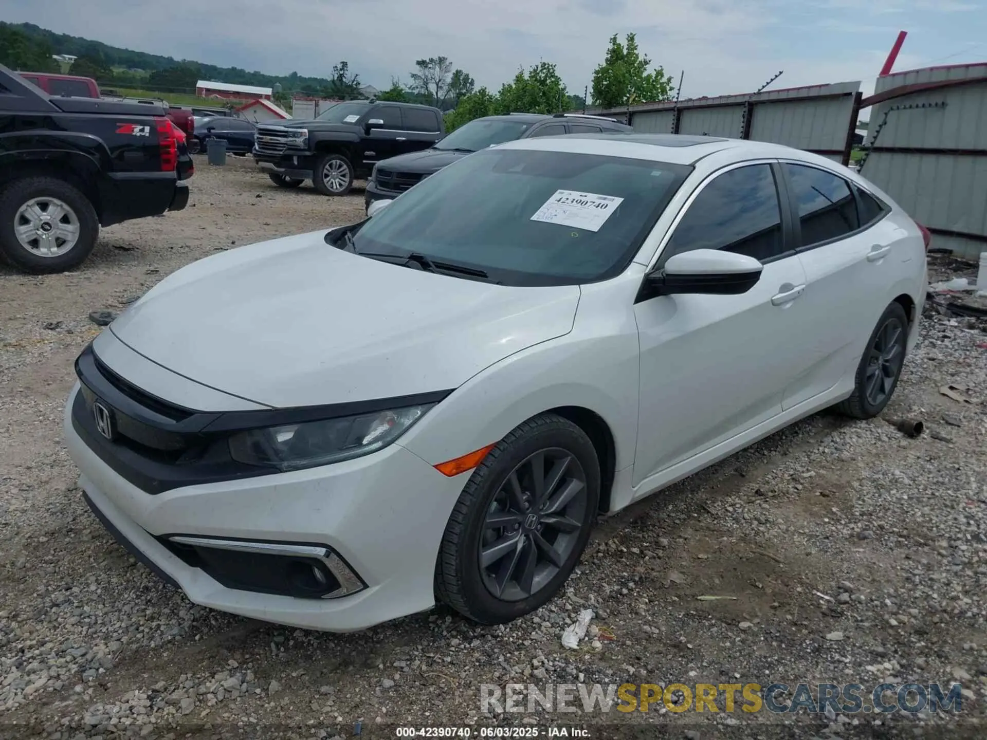 6 fotografías del automóvil dañado 19XFC1F38LE014989 HONDA CIVIC 2020