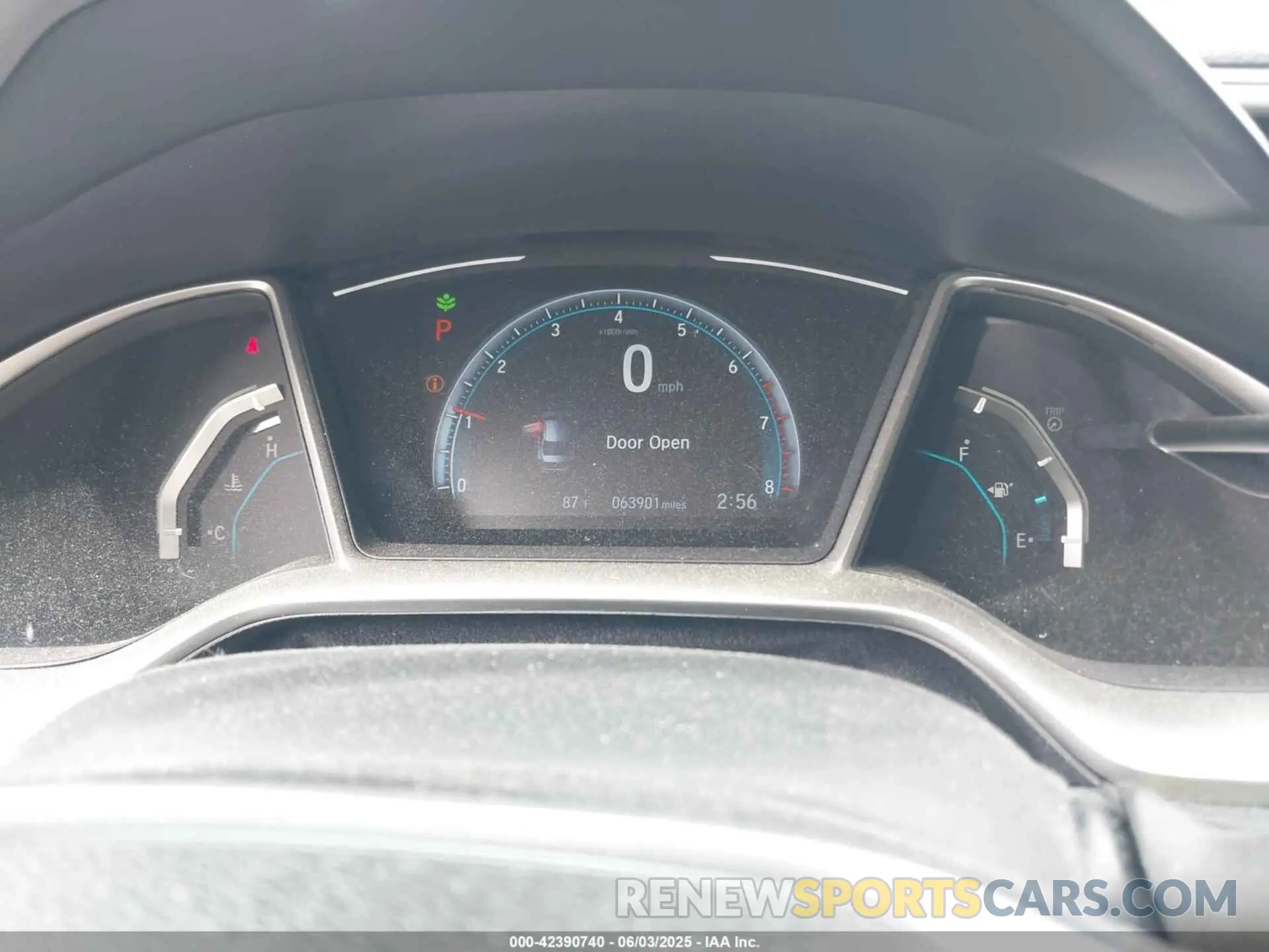 7 fotografías del automóvil dañado 19XFC1F38LE014989 HONDA CIVIC 2020