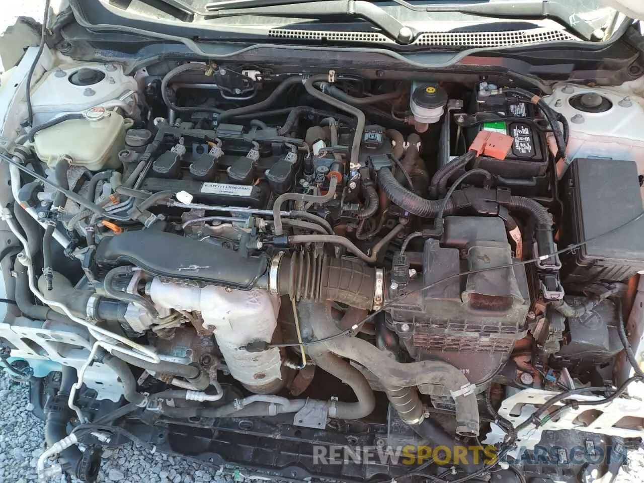 11 fotografías del automóvil dañado 19XFC1F38LE020372 HONDA CIVIC 2020