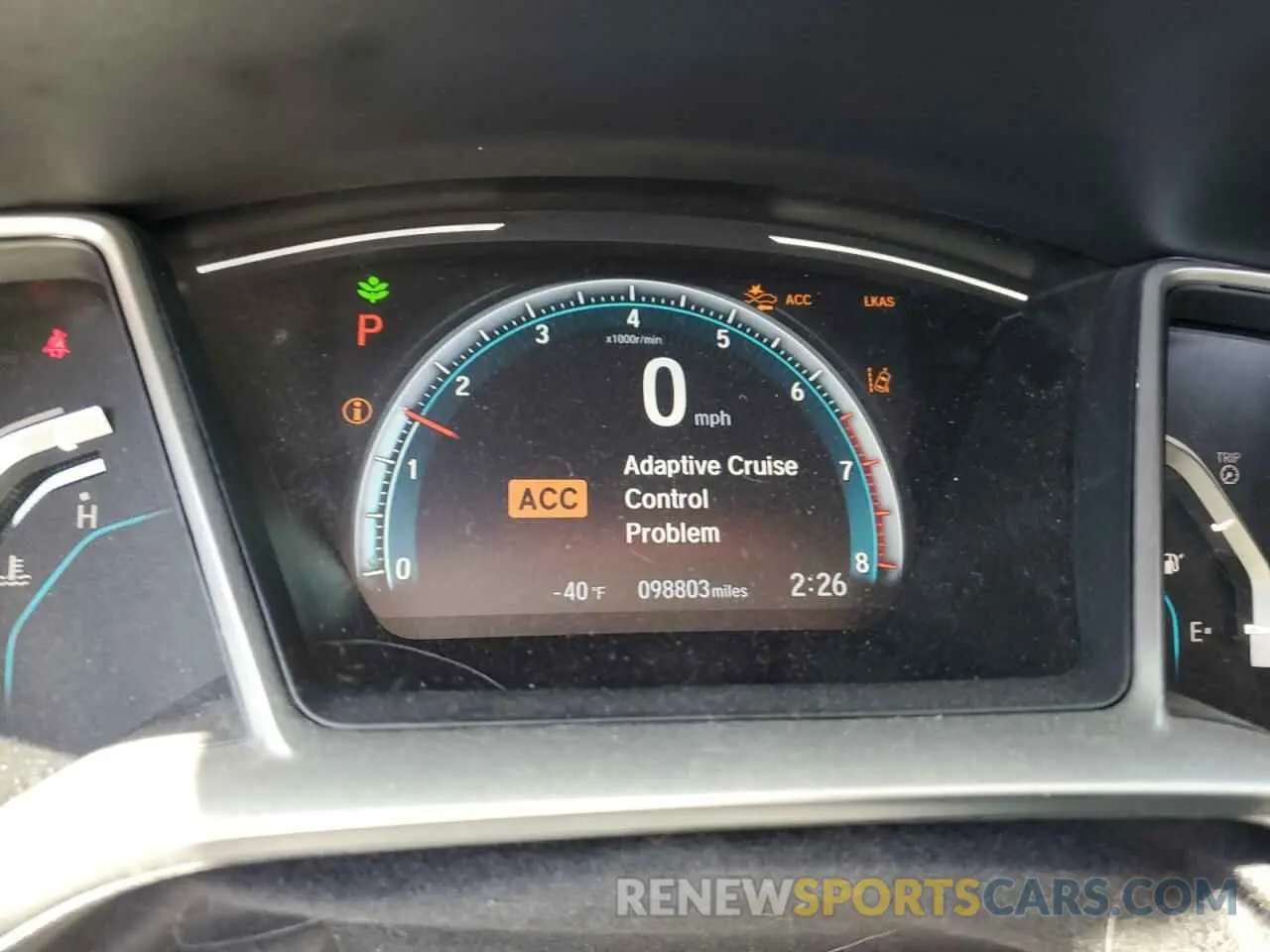 9 fotografías del automóvil dañado 19XFC1F38LE020372 HONDA CIVIC 2020