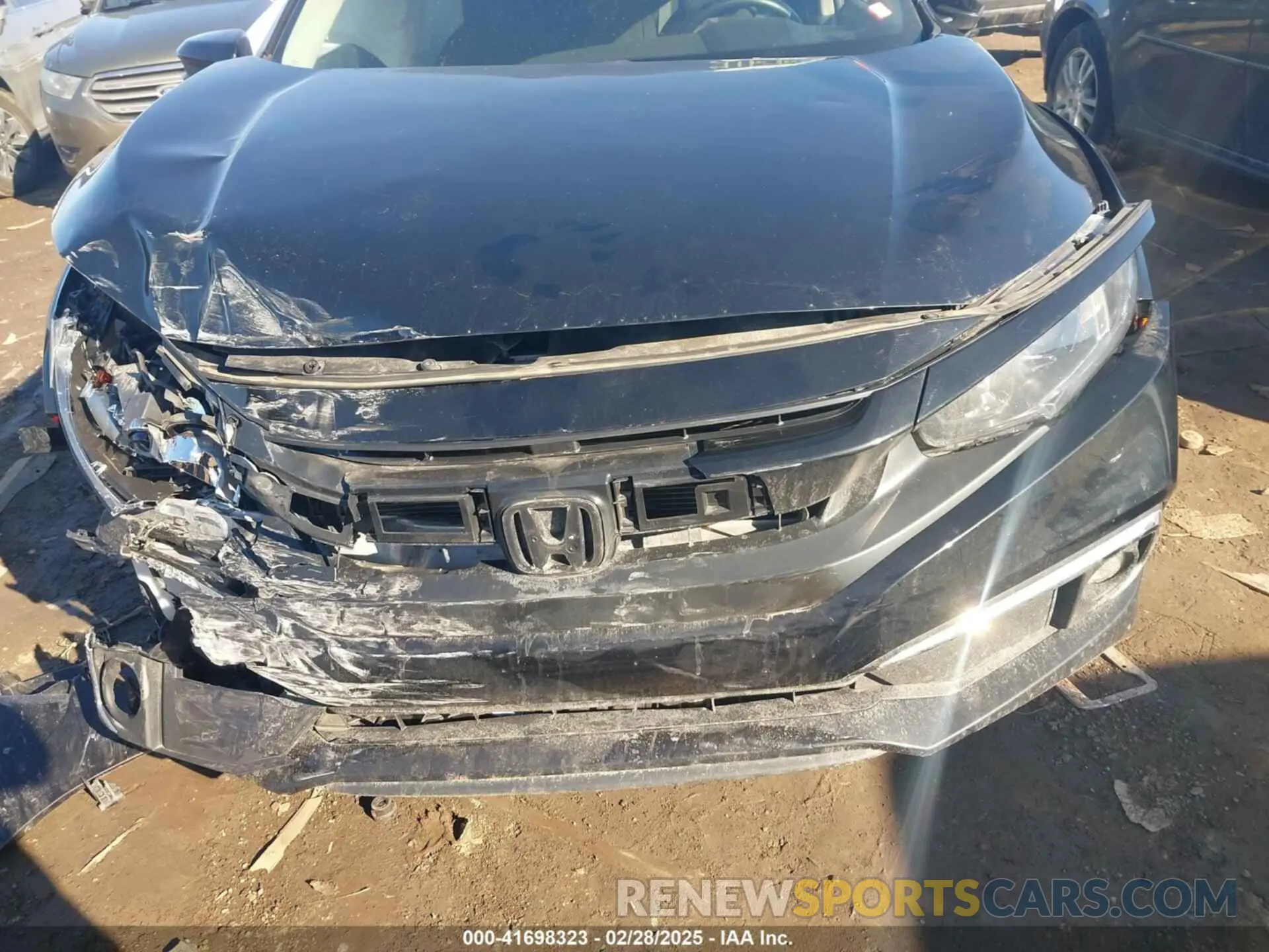12 fotografías del automóvil dañado 19XFC1F38LE021201 HONDA CIVIC 2020