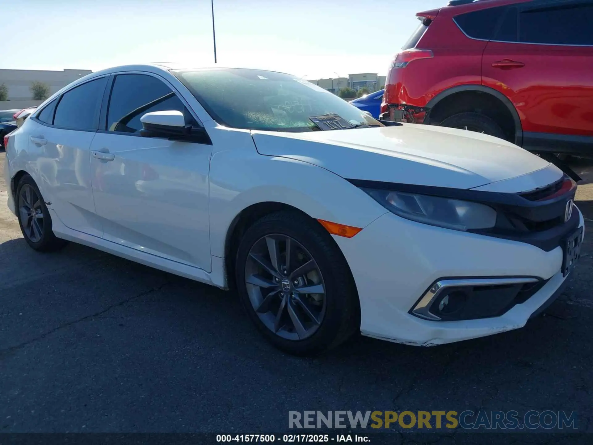 1 fotografías del automóvil dañado 19XFC1F38LE209314 HONDA CIVIC 2020