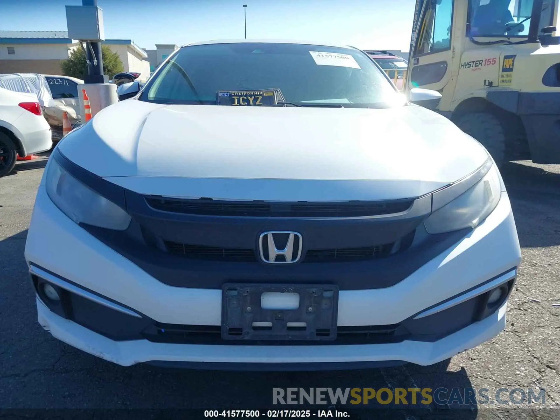 12 fotografías del automóvil dañado 19XFC1F38LE209314 HONDA CIVIC 2020
