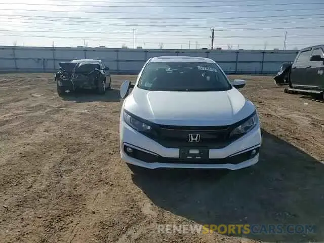 10 fotografías del automóvil dañado 19XFC1F38LE215226 HONDA CIVIC 2020