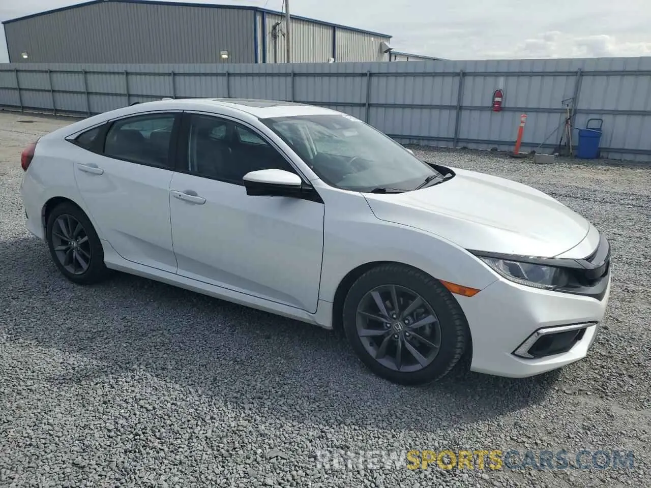 4 fotografías del automóvil dañado 19XFC1F39LE003970 HONDA CIVIC 2020