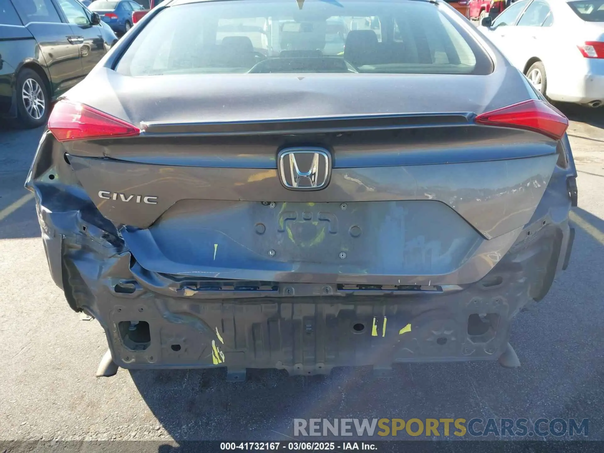 6 fotografías del automóvil dañado 19XFC1F39LE011891 HONDA CIVIC 2020