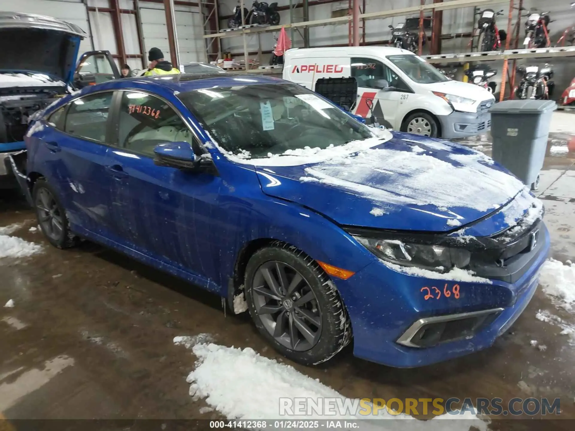 1 fotografías del automóvil dañado 19XFC1F39LE013558 HONDA CIVIC 2020