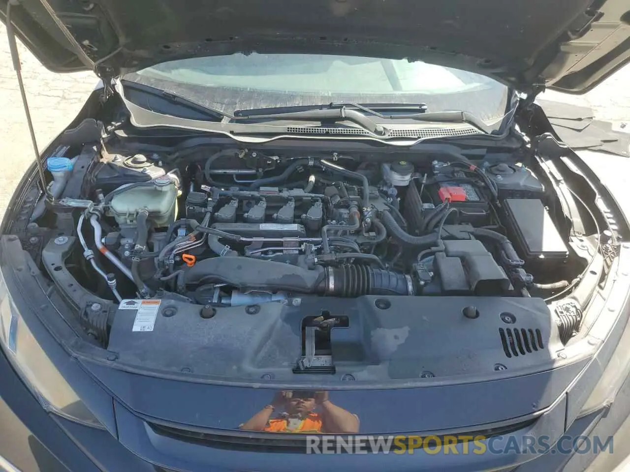 14 fotografías del automóvil dañado 19XFC1F39LE215879 HONDA CIVIC 2020