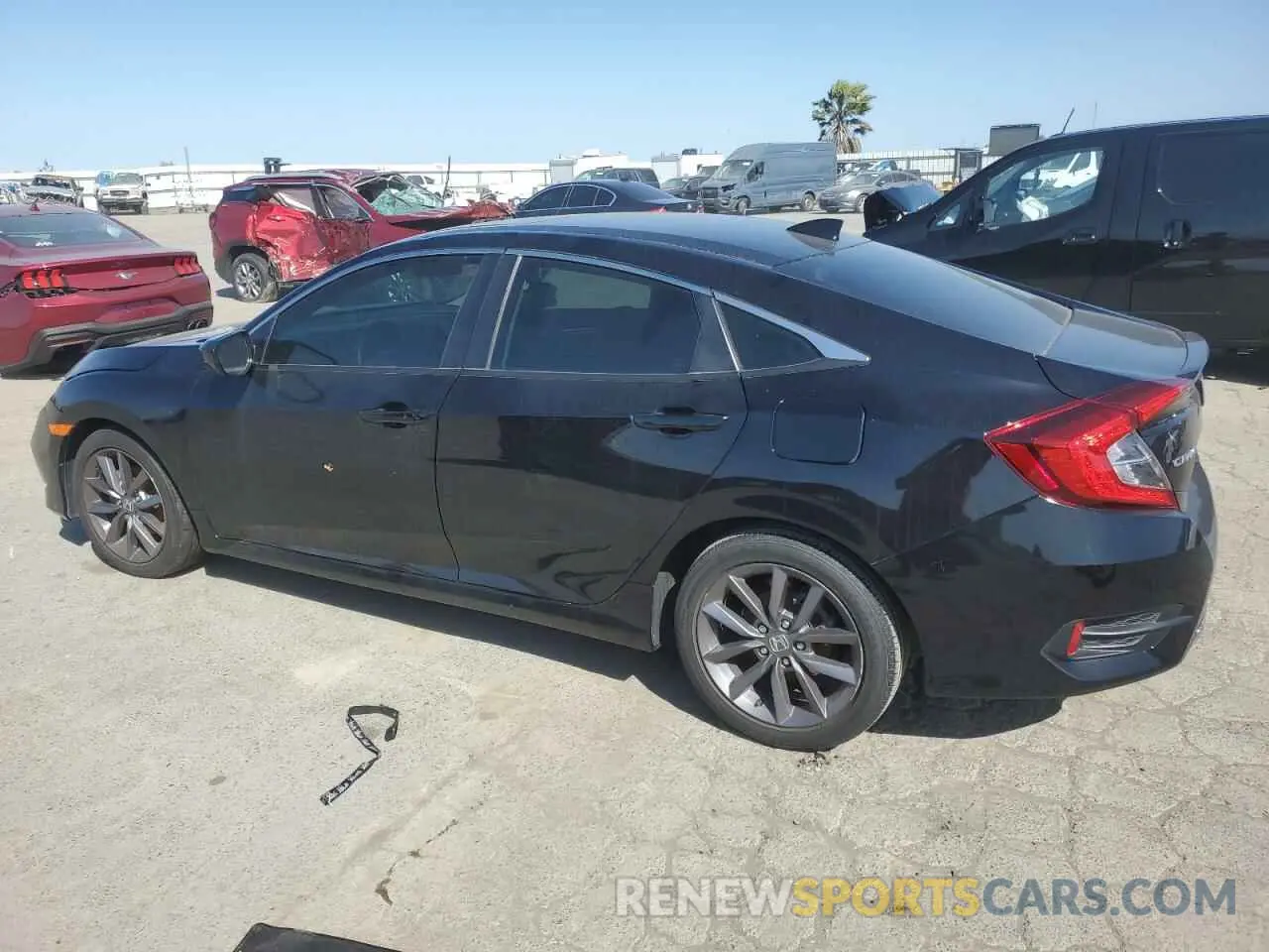 2 fotografías del automóvil dañado 19XFC1F39LE215879 HONDA CIVIC 2020