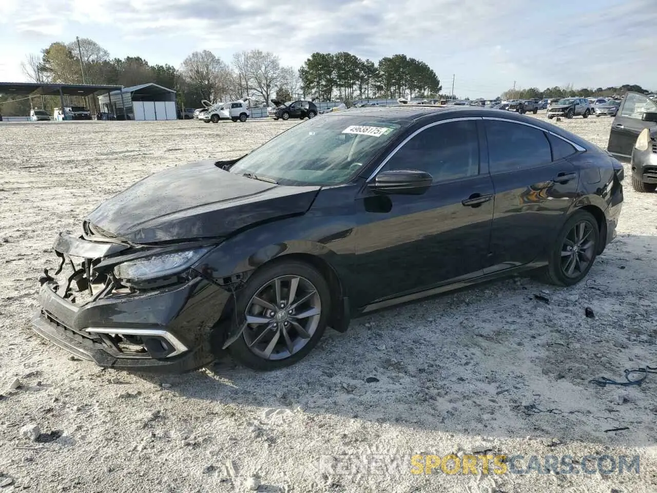 1 fotografías del automóvil dañado 19XFC1F3XLE002083 HONDA CIVIC 2020