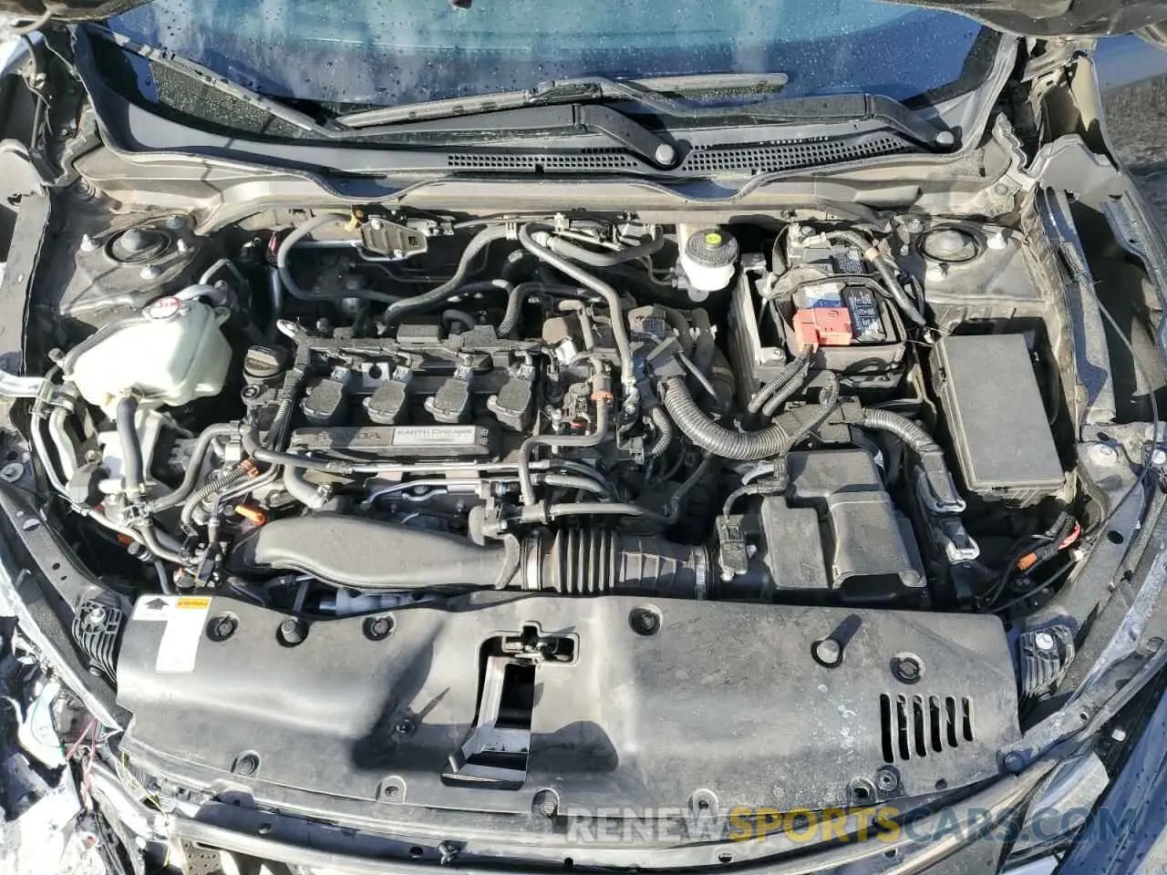 11 fotografías del automóvil dañado 19XFC1F3XLE002083 HONDA CIVIC 2020