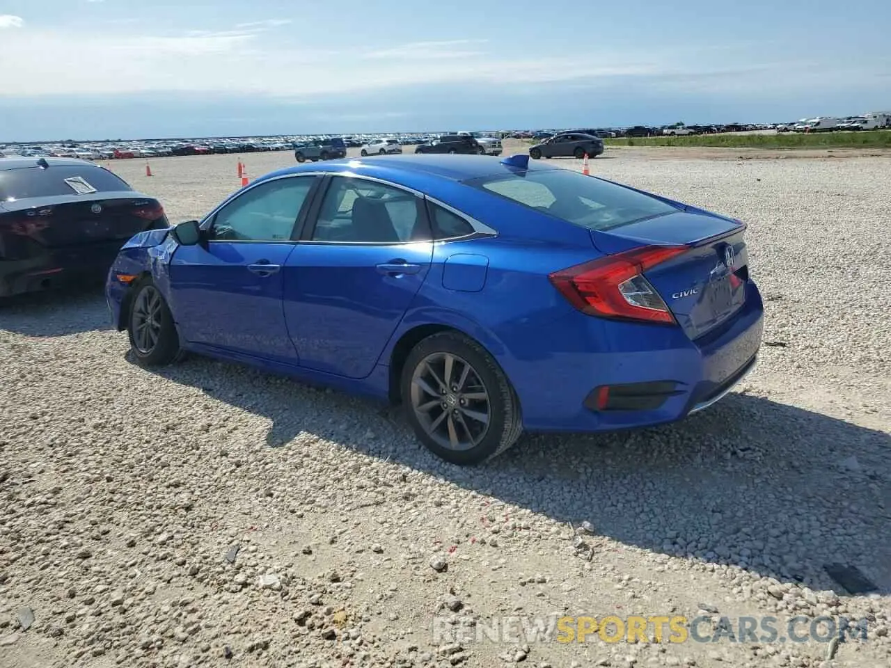 2 fotografías del automóvil dañado 19XFC1F3XLE010295 HONDA CIVIC 2020