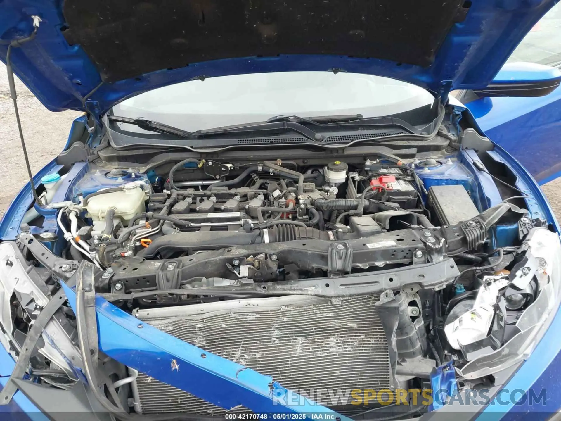 10 fotografías del automóvil dañado 19XFC1F3XLE011172 HONDA CIVIC 2020