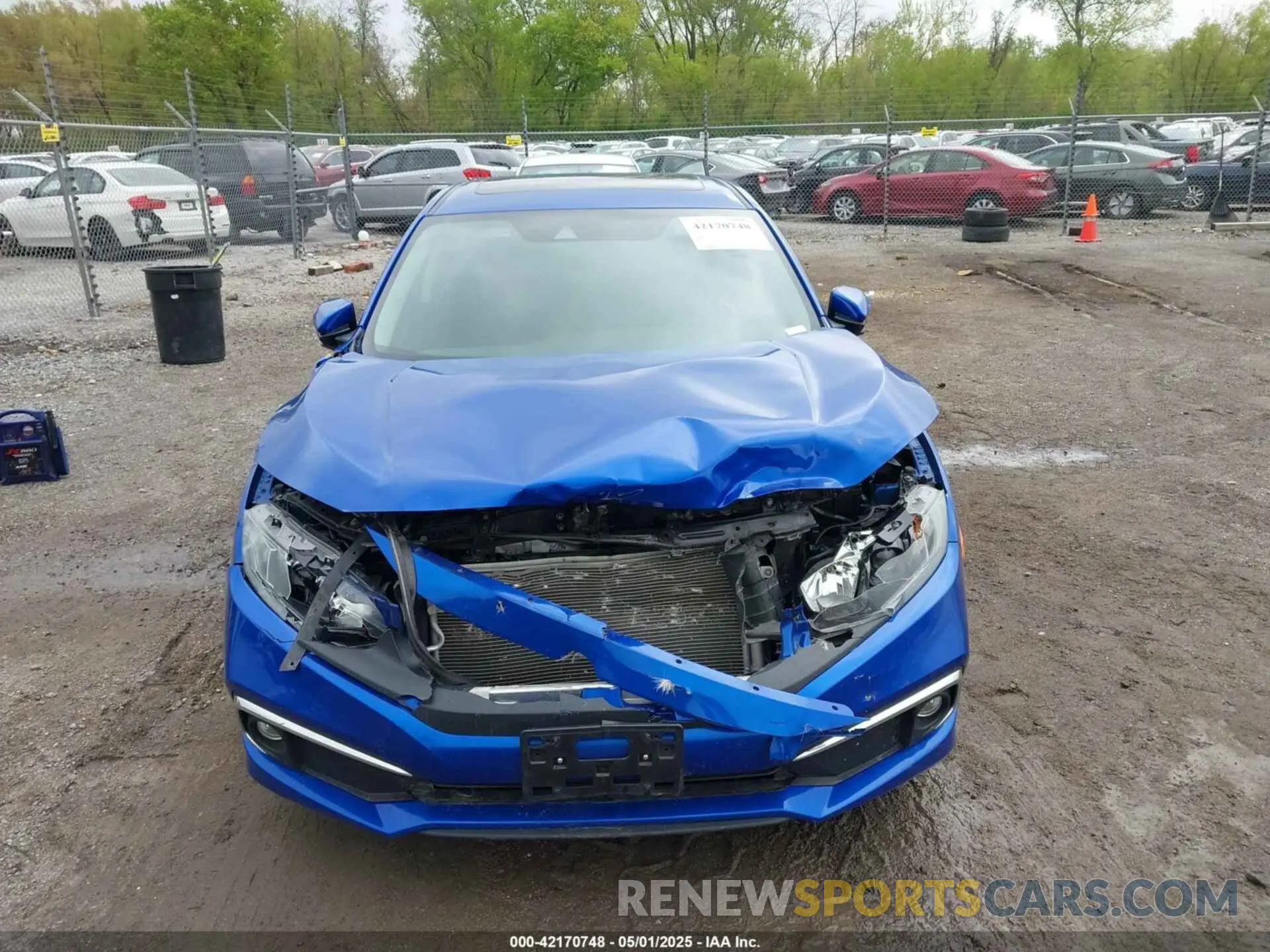 12 fotografías del automóvil dañado 19XFC1F3XLE011172 HONDA CIVIC 2020