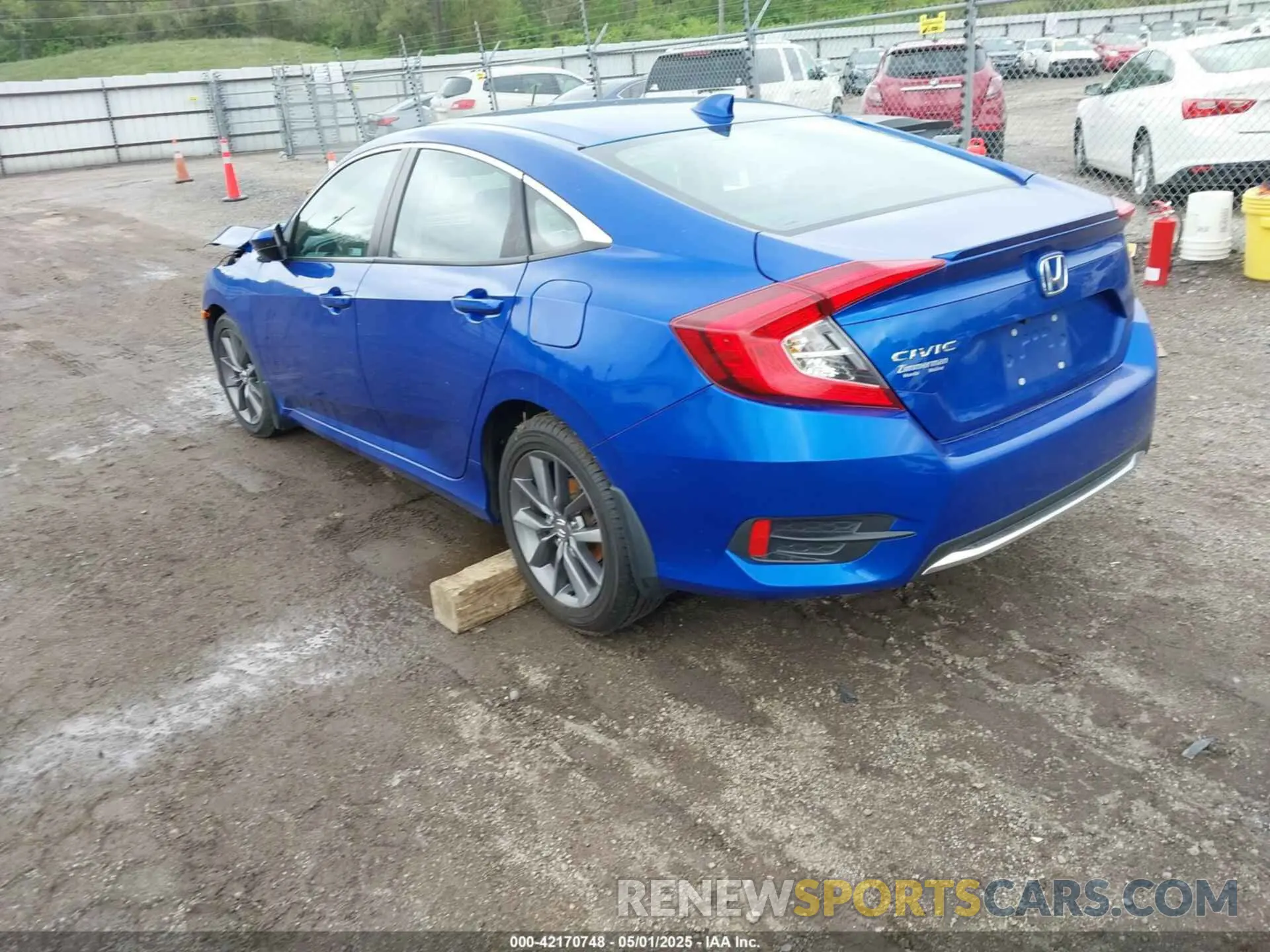 3 fotografías del automóvil dañado 19XFC1F3XLE011172 HONDA CIVIC 2020