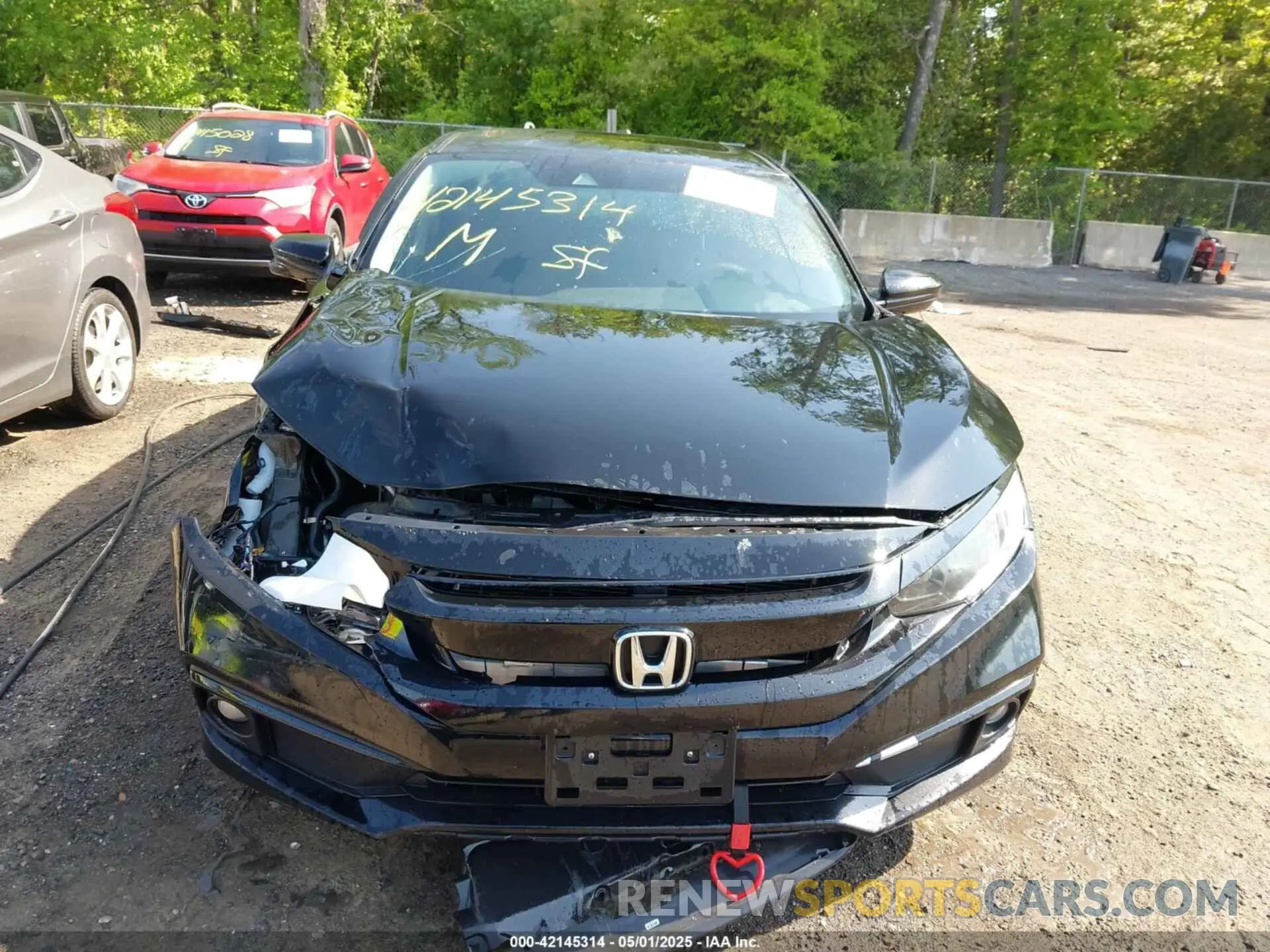 12 fotografías del automóvil dañado 19XFC1F3XLE016758 HONDA CIVIC 2020