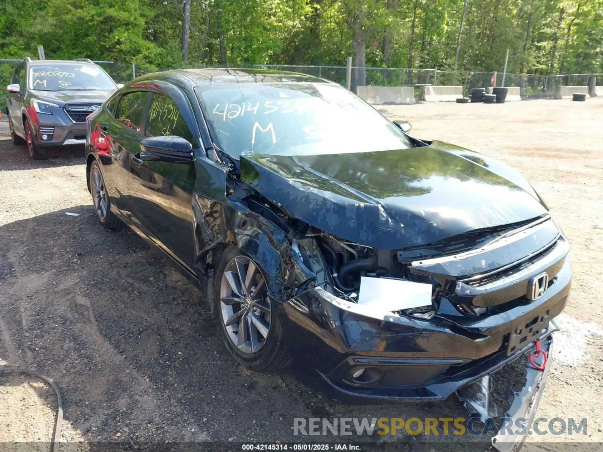 6 fotografías del automóvil dañado 19XFC1F3XLE016758 HONDA CIVIC 2020