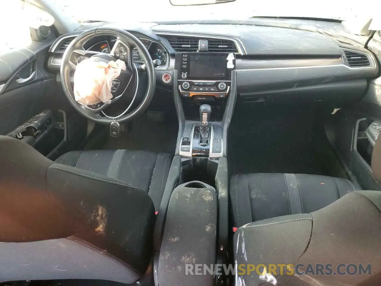 8 fotografías del automóvil dañado 19XFC1F3XLE017909 HONDA CIVIC 2020