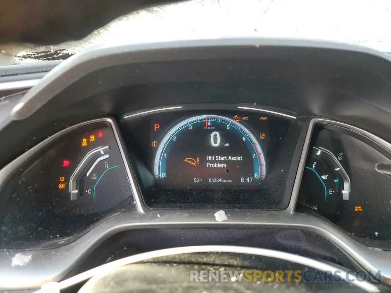 9 fotografías del automóvil dañado 19XFC1F3XLE017909 HONDA CIVIC 2020