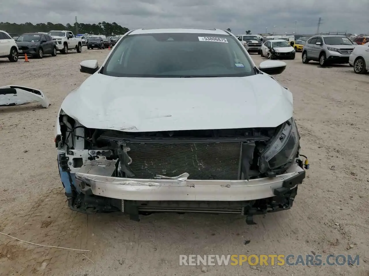 5 fotografías del automóvil dañado 19XFC1F3XLE018719 HONDA CIVIC 2020