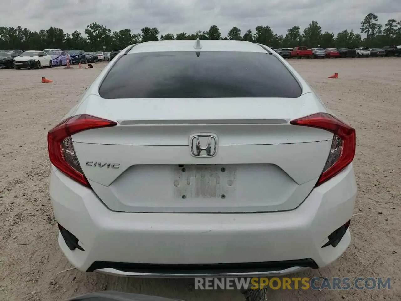 6 fotografías del automóvil dañado 19XFC1F3XLE018719 HONDA CIVIC 2020