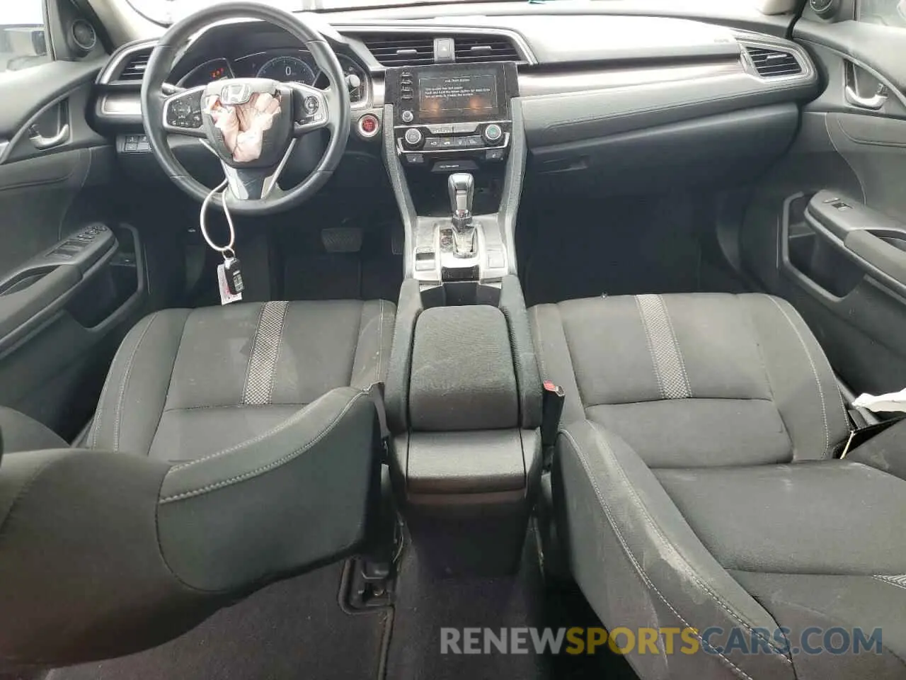 8 fotografías del automóvil dañado 19XFC1F3XLE018719 HONDA CIVIC 2020