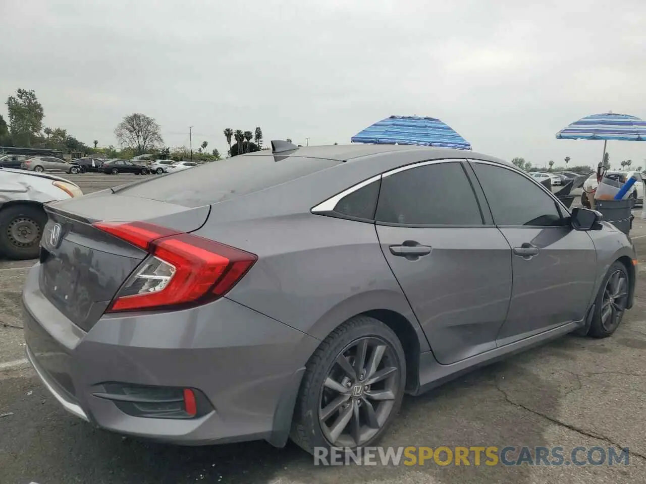 3 fotografías del automóvil dañado 19XFC1F3XLE205426 HONDA CIVIC 2020