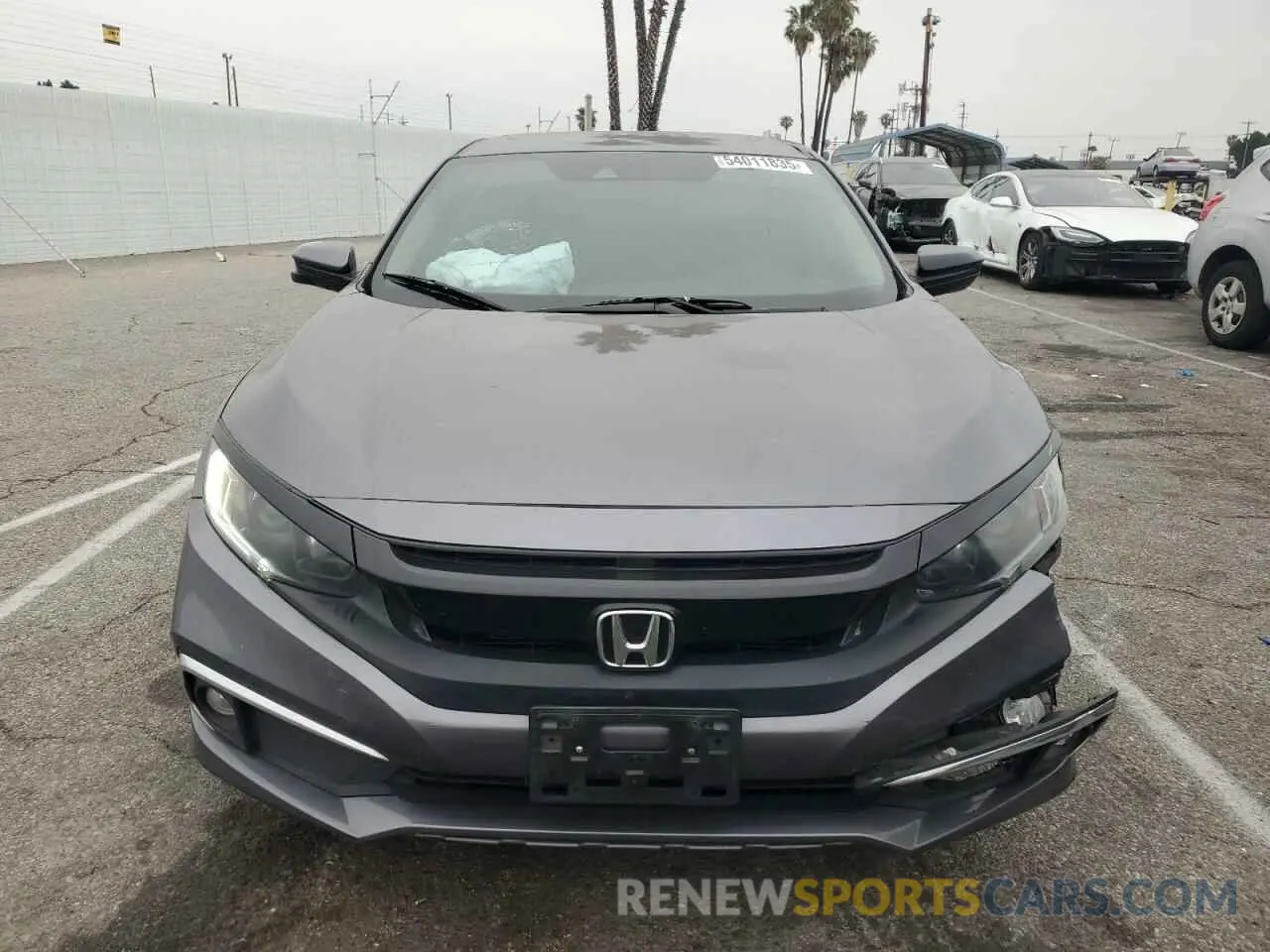 5 fotografías del automóvil dañado 19XFC1F3XLE205426 HONDA CIVIC 2020