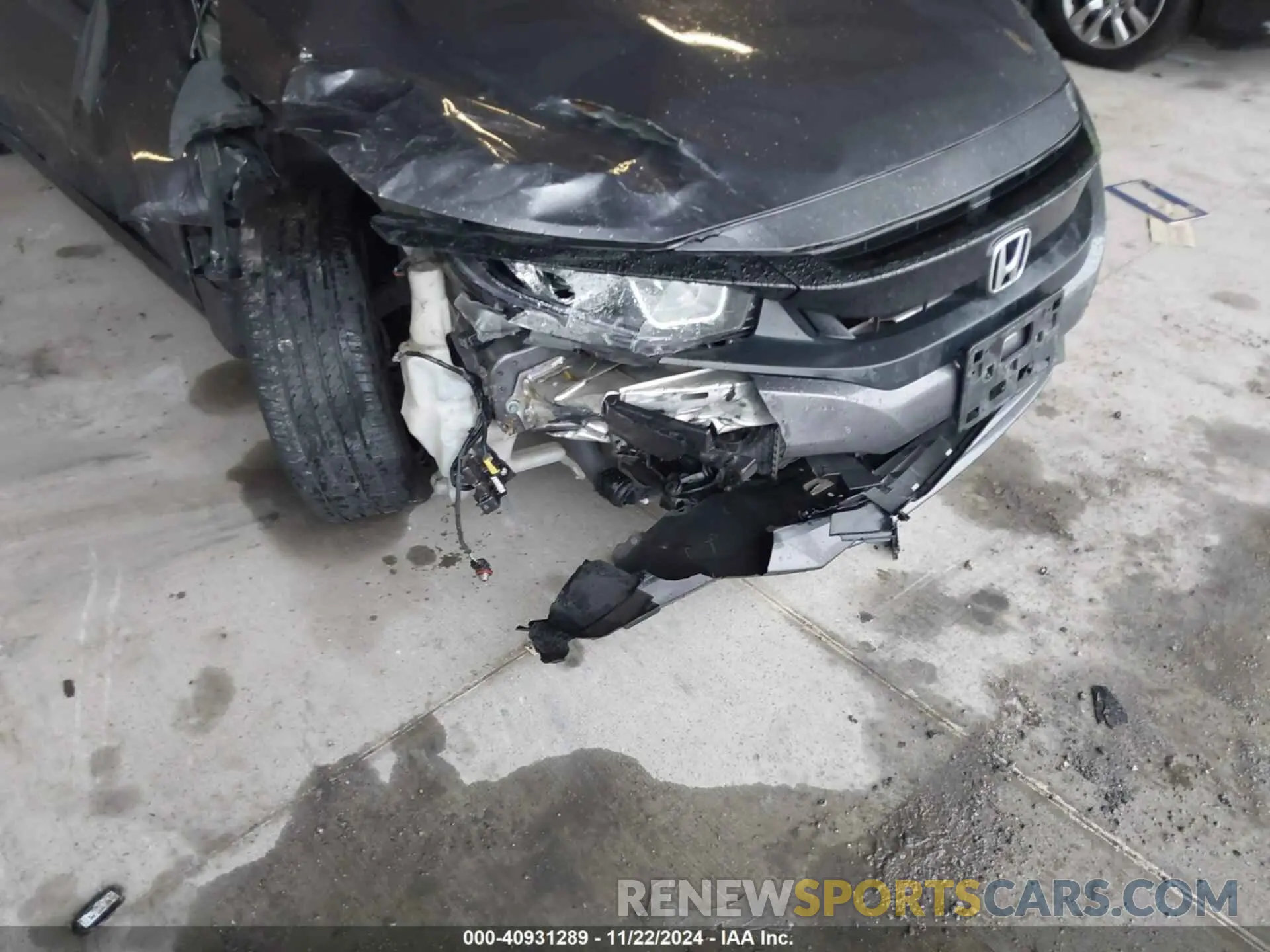 6 fotografías del automóvil dañado 19XFC1F3XLE208410 HONDA CIVIC 2020