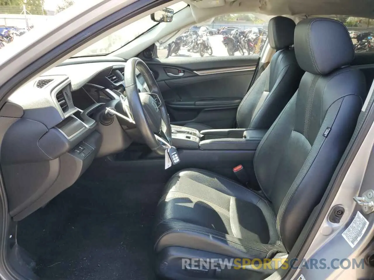 7 fotografías del automóvil dañado 19XFC1F70LE209746 HONDA CIVIC 2020