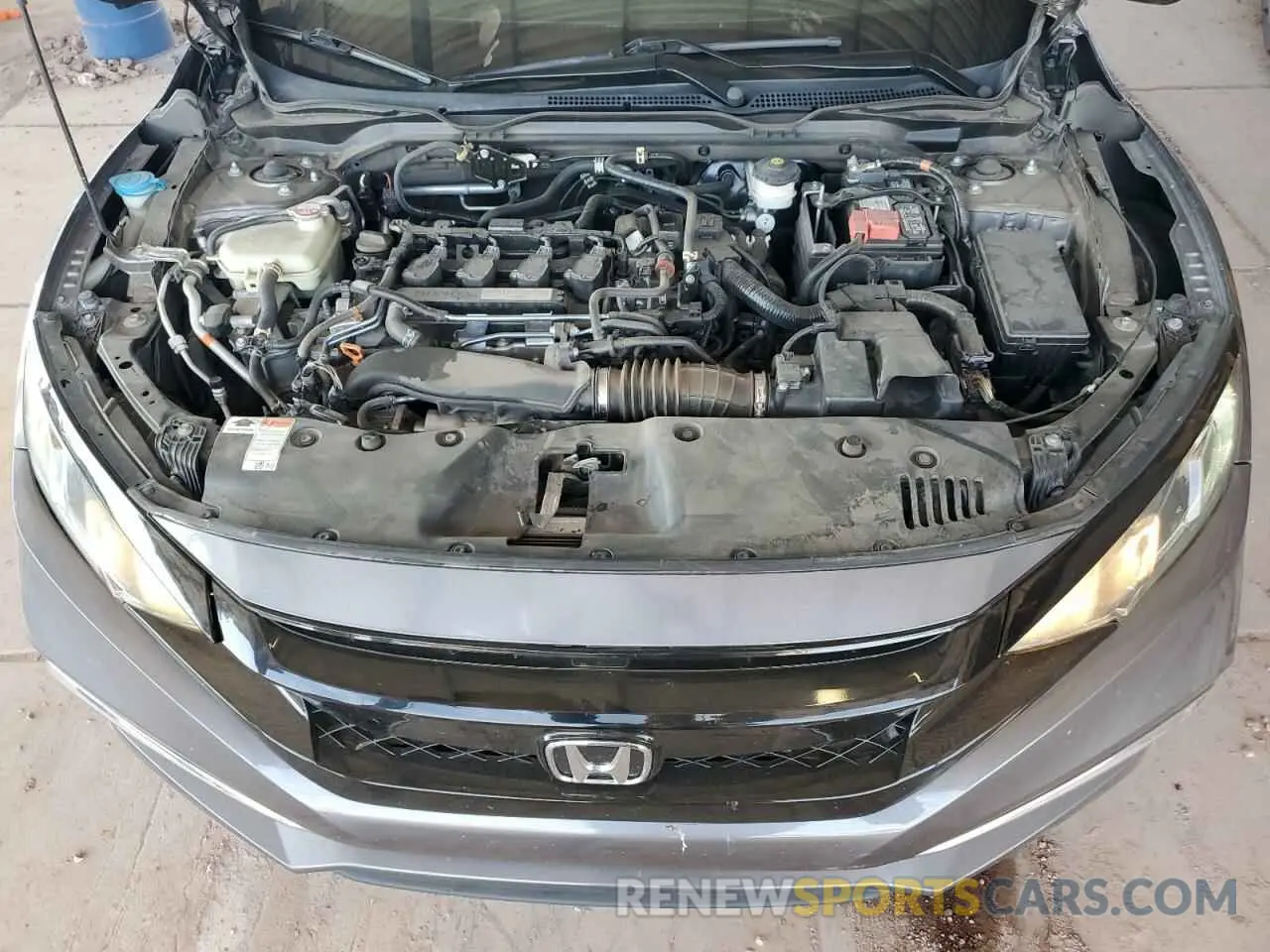 11 fotografías del automóvil dañado 19XFC1F70LE213165 HONDA CIVIC 2020