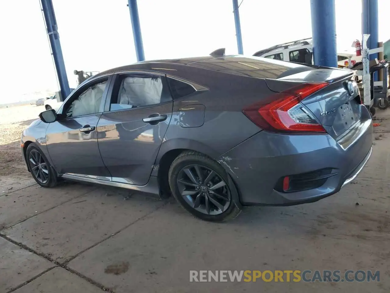 2 fotografías del automóvil dañado 19XFC1F70LE213165 HONDA CIVIC 2020