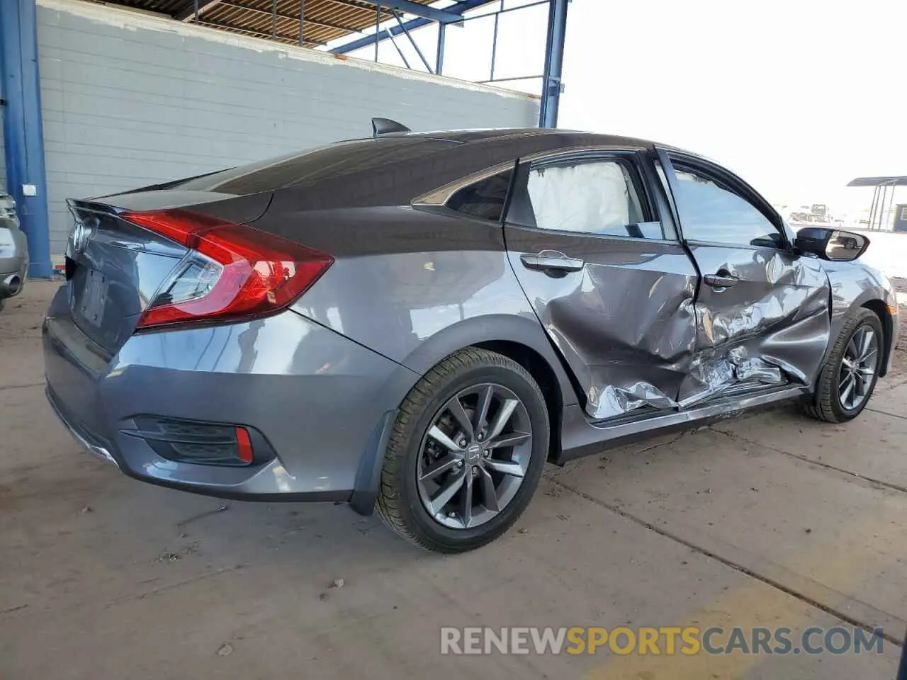 3 fotografías del automóvil dañado 19XFC1F70LE213165 HONDA CIVIC 2020
