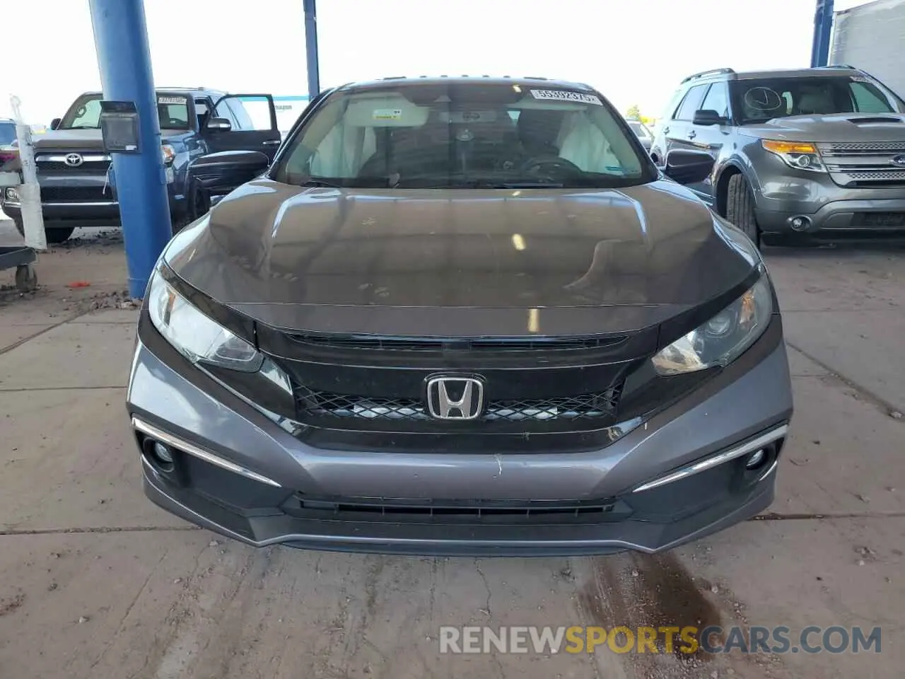 5 fotografías del automóvil dañado 19XFC1F70LE213165 HONDA CIVIC 2020