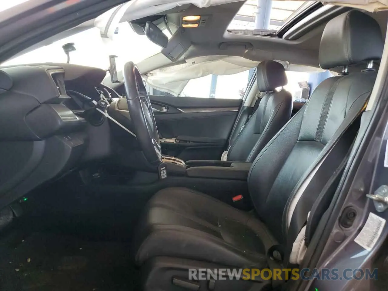 7 fotografías del automóvil dañado 19XFC1F70LE213165 HONDA CIVIC 2020