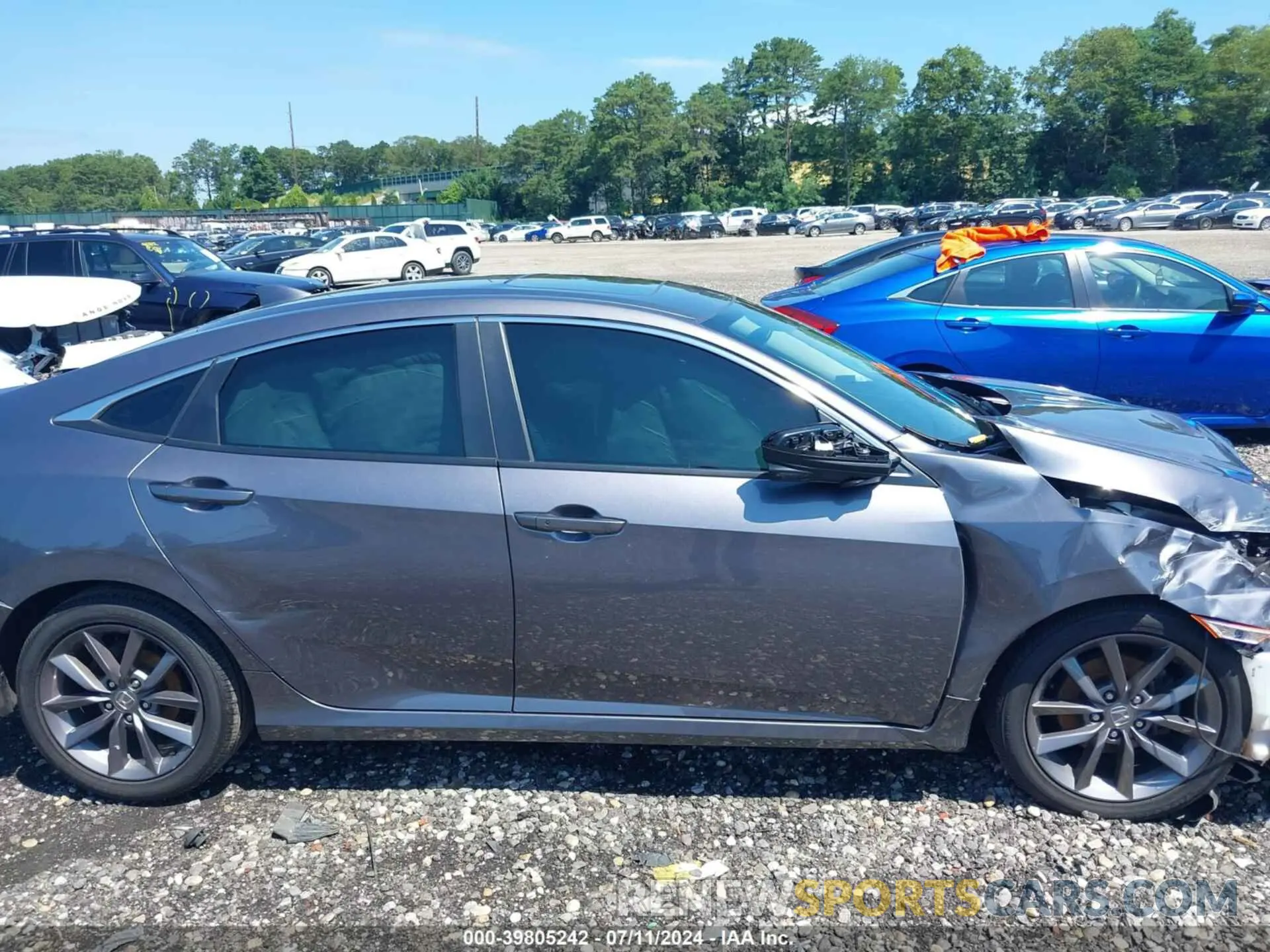 13 fotografías del automóvil dañado 19XFC1F71LE201736 HONDA CIVIC 2020