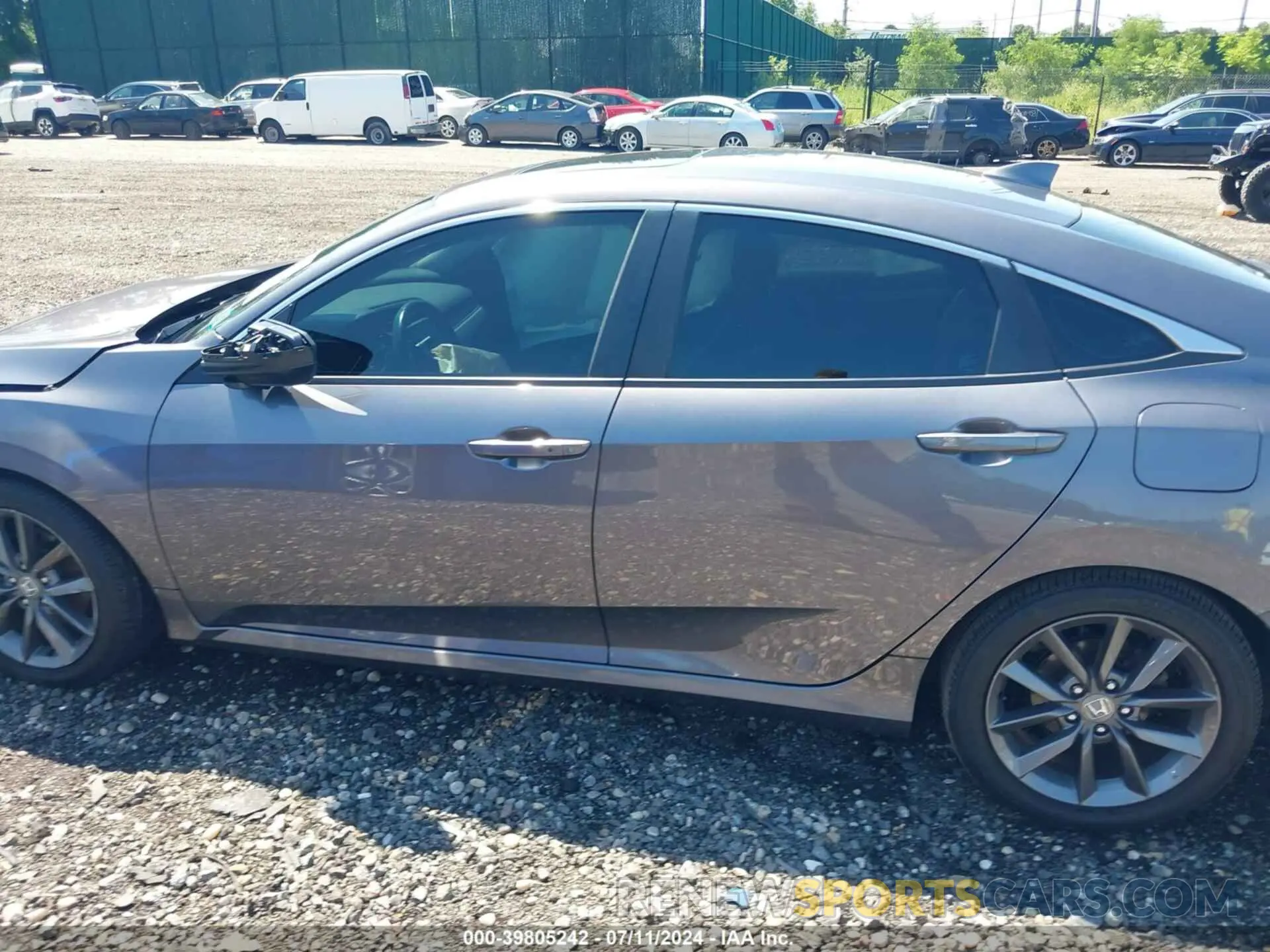 14 fotografías del automóvil dañado 19XFC1F71LE201736 HONDA CIVIC 2020