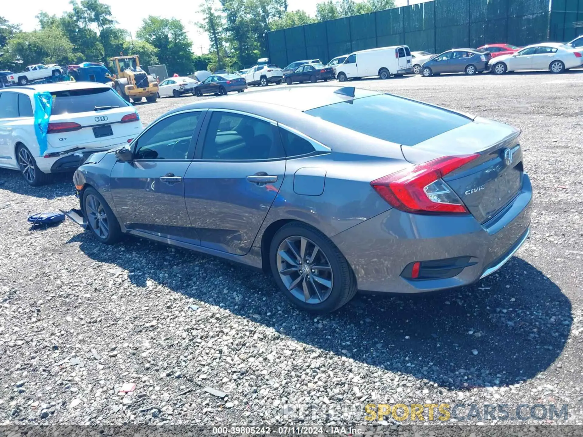 3 fotografías del automóvil dañado 19XFC1F71LE201736 HONDA CIVIC 2020