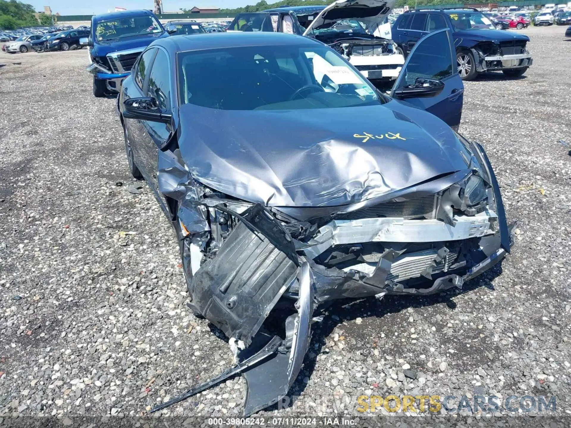 6 fotografías del automóvil dañado 19XFC1F71LE201736 HONDA CIVIC 2020
