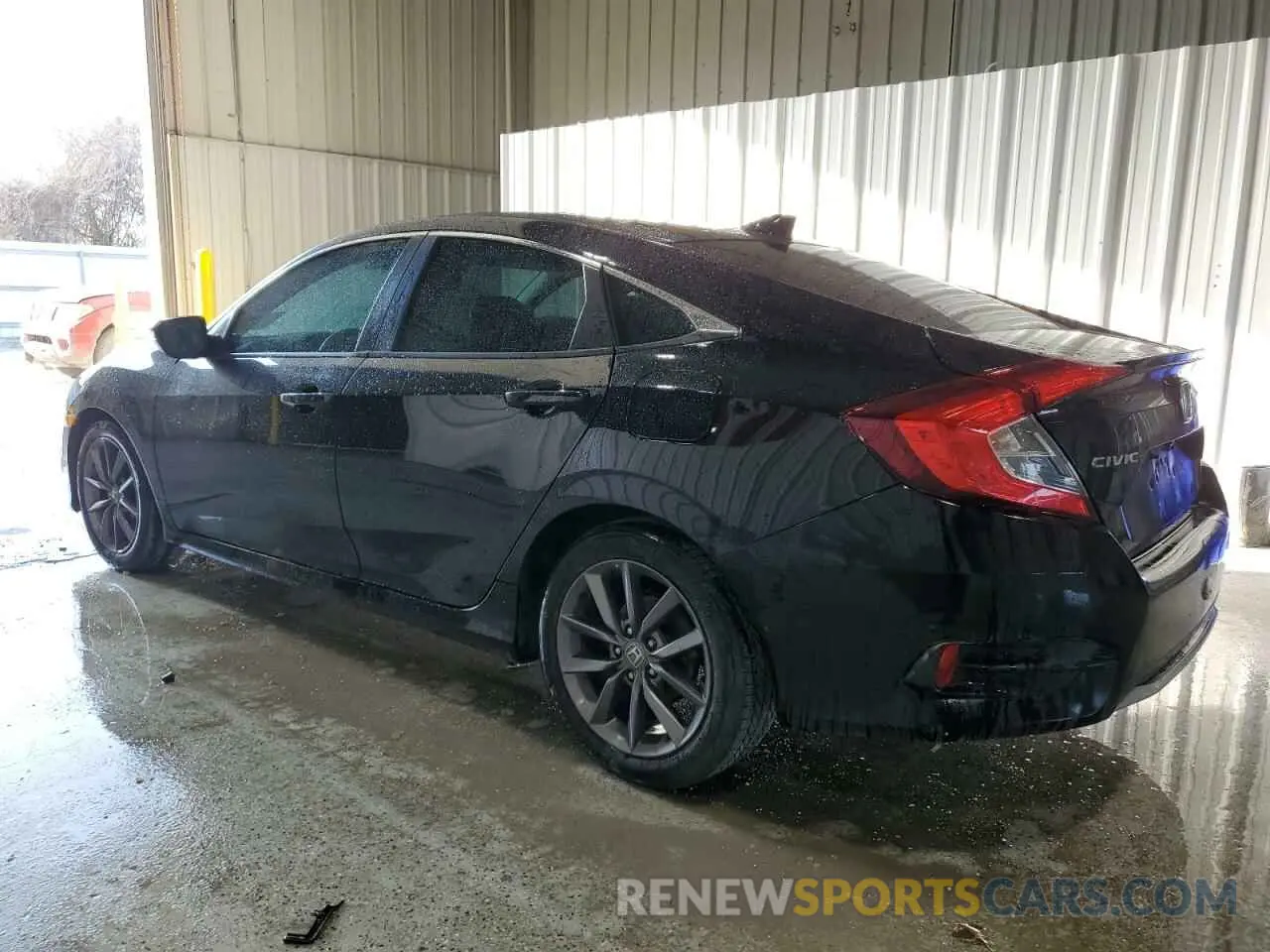 2 fotografías del automóvil dañado 19XFC1F72LE023917 HONDA CIVIC 2020