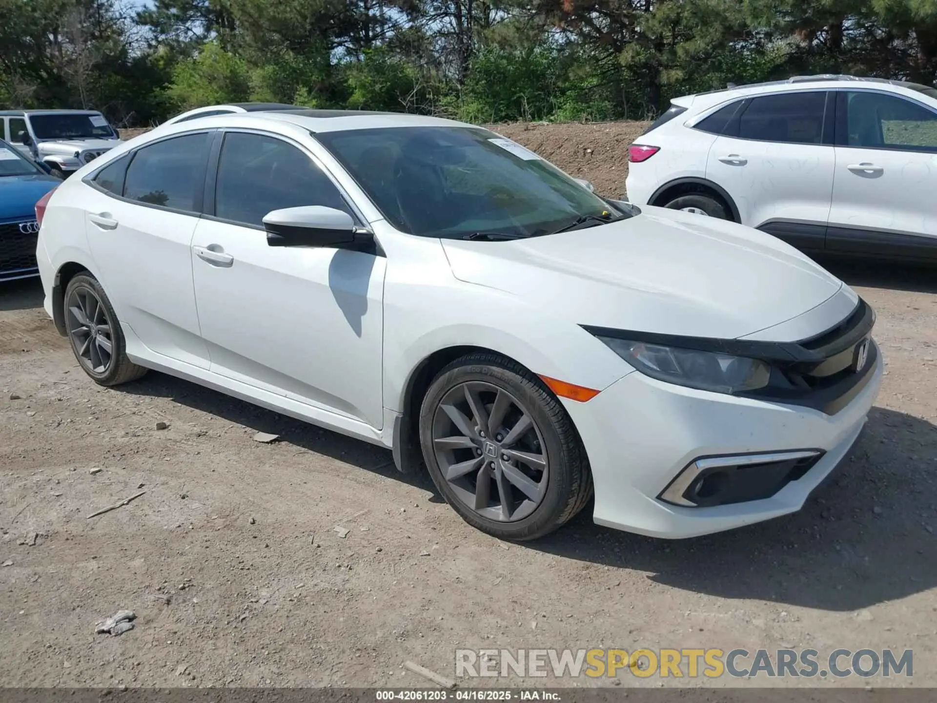 1 fotografías del automóvil dañado 19XFC1F73LE001358 HONDA CIVIC 2020