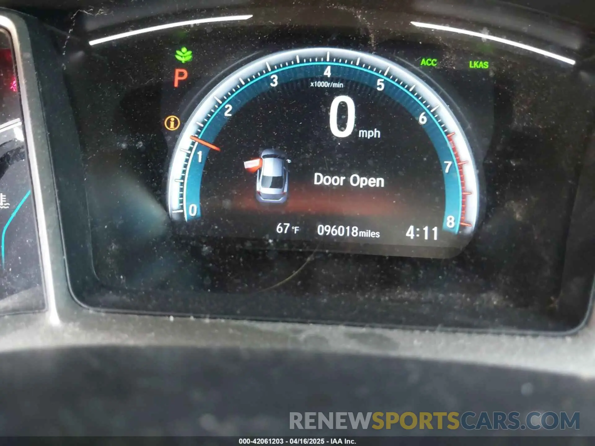 15 fotografías del automóvil dañado 19XFC1F73LE001358 HONDA CIVIC 2020