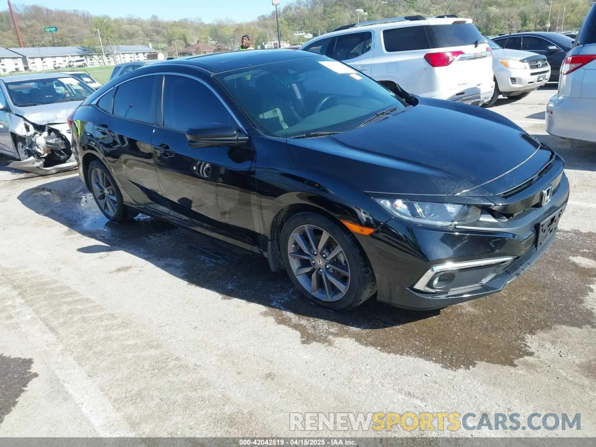 1 fotografías del automóvil dañado 19XFC1F73LE017656 HONDA CIVIC 2020