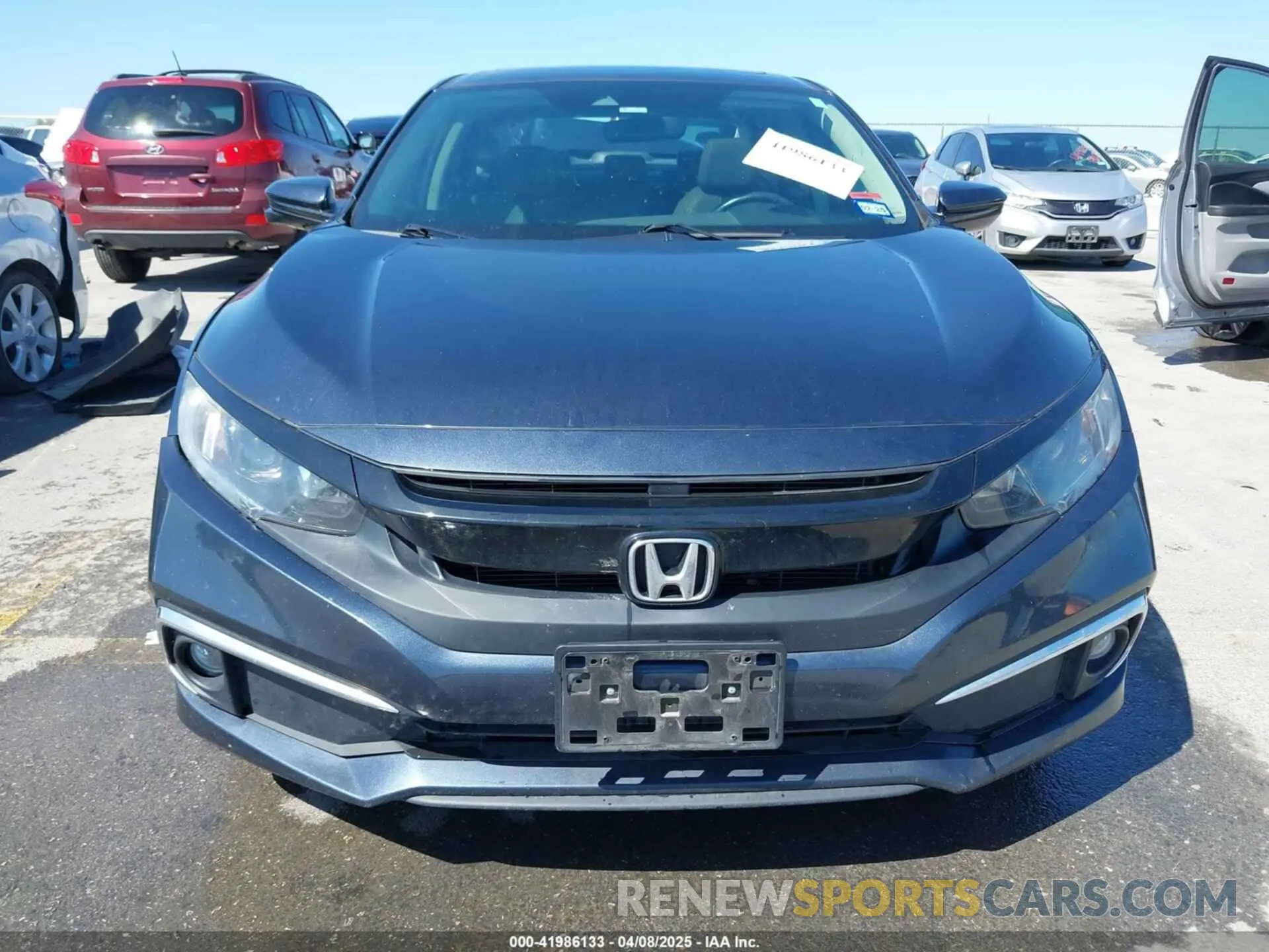 12 fotografías del automóvil dañado 19XFC1F73LE023876 HONDA CIVIC 2020